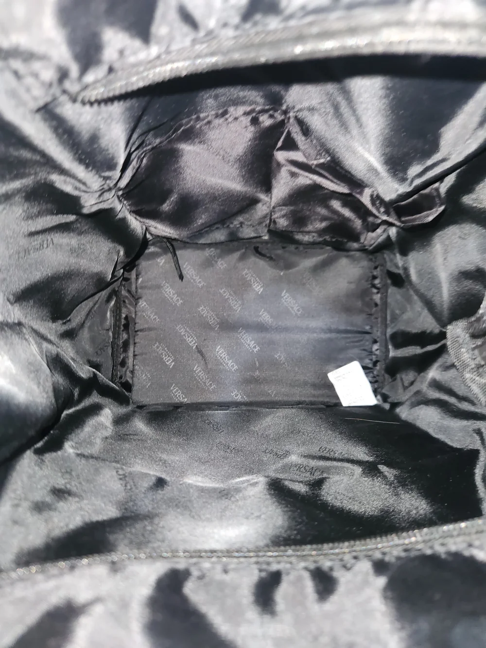 Versace Black Backpack
